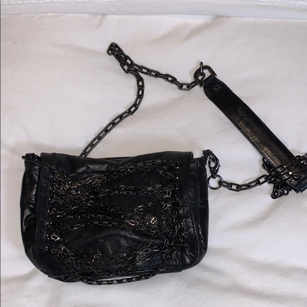 Tory Burch Gun Metal Bag